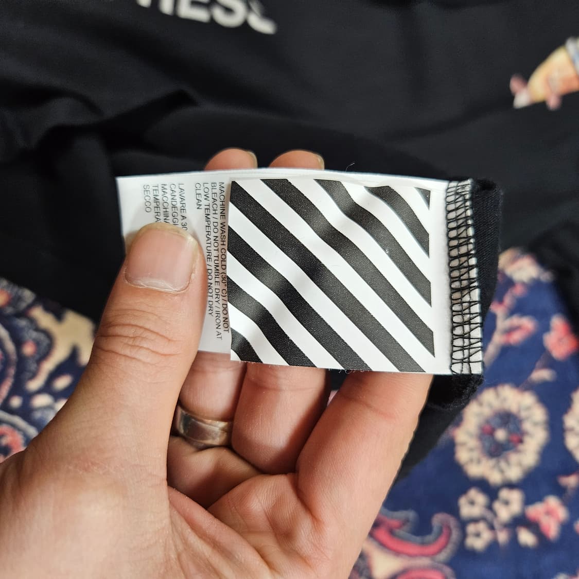 오프화이트(Off-White) 그린맨 인프레셔니즘 티셔츠 M size 상품이미지8