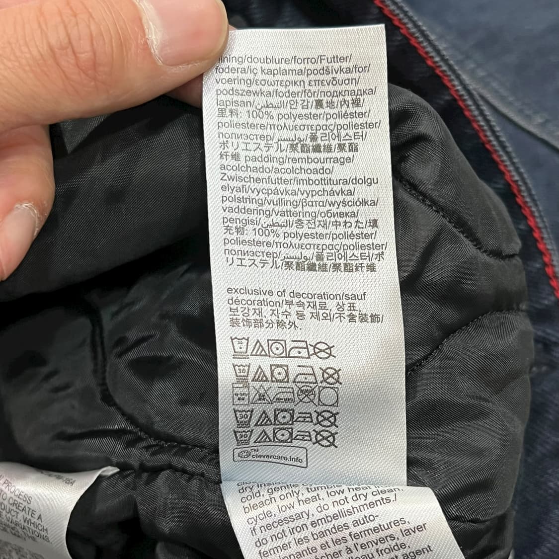  타미힐피거 코듀로이 카라 데님 트러커자켓 y14116 상품이미지9