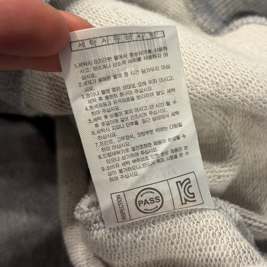 [S] 디키즈 빅로고 자수 스웻 후드집업 그레이 D761 상품이미지9