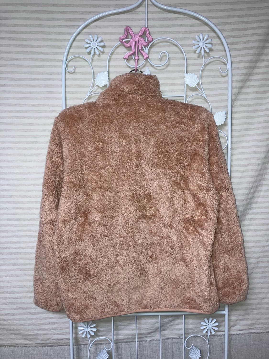 jpn vintage 딥핑크 후리스 y2k 스트릿 갸루 펑키 fabric 상품이미지2