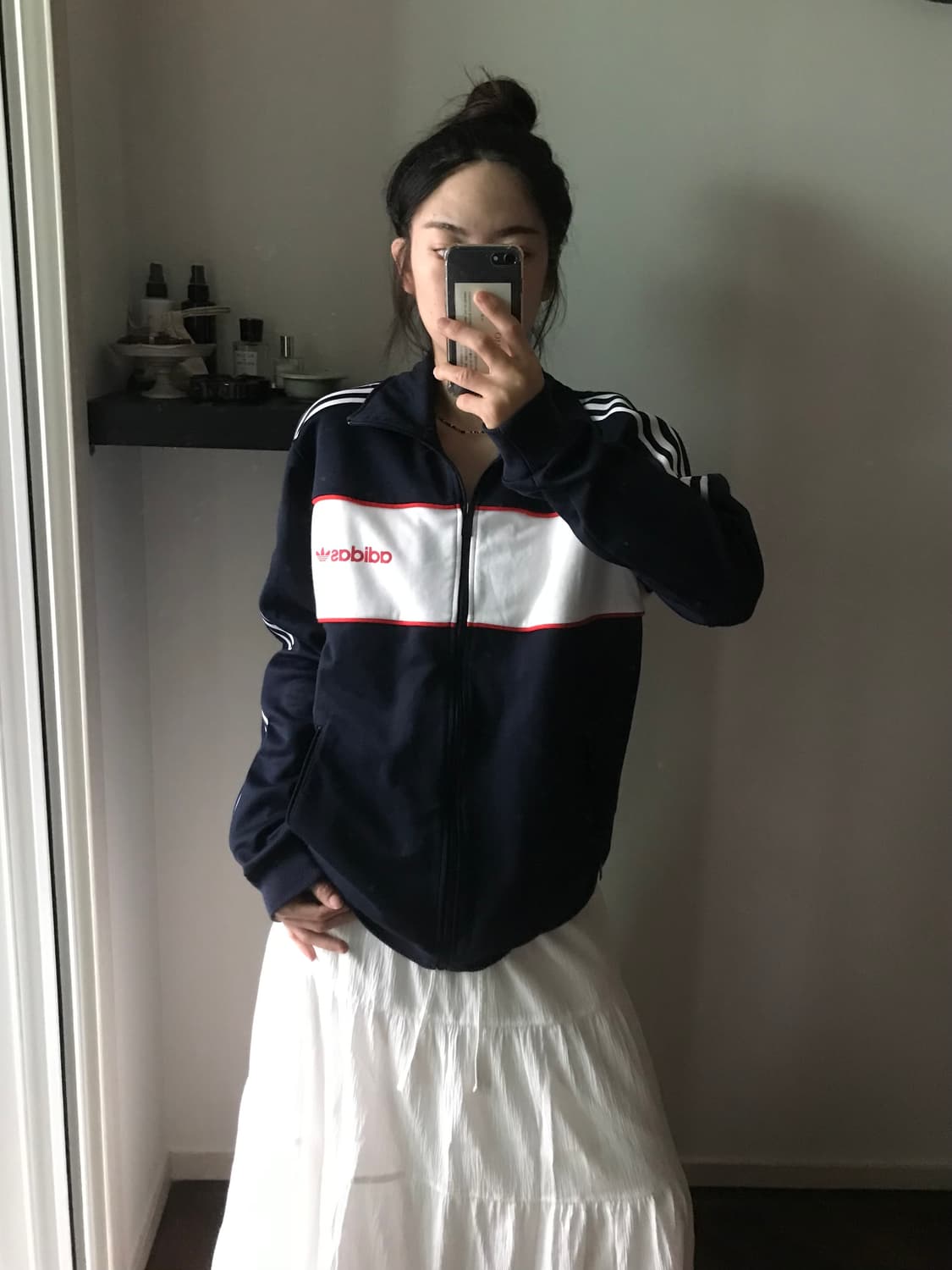 아디다스 올드스쿨 베켄바우어 배색 트랙탑 져지 상품이미지4