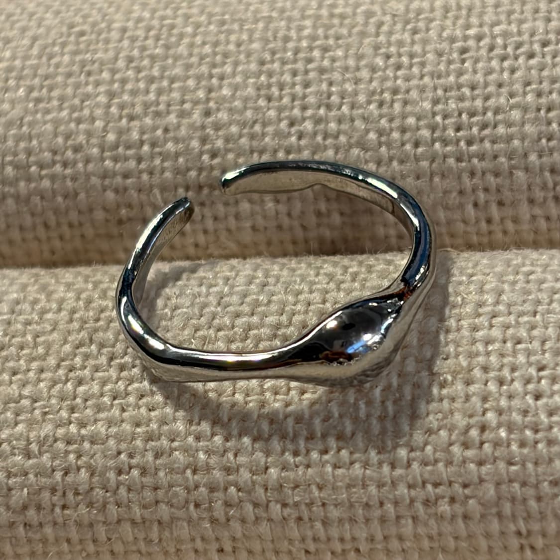 새상품 여성 신주 물방울 볼드 오픈링 반지  상품이미지2