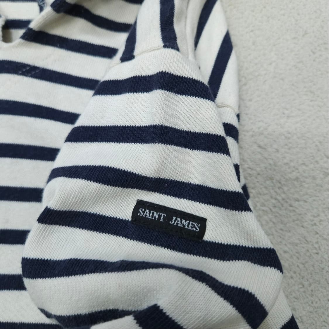 세인트제임스 스트라이프 후드 티셔츠 XS 상품이미지5