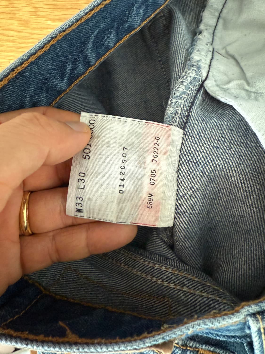 리바이스(Levi's) 501XX 데님팬츠(COLUMBIA) 상품이미지10