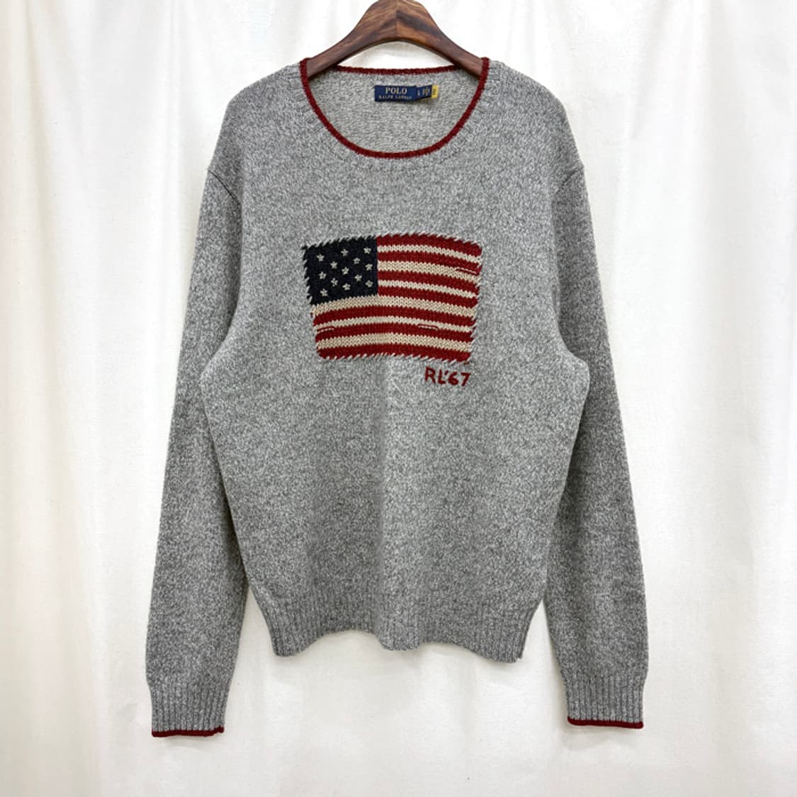 폴로 랄프로렌 성조기 니트 스웨터 상품이미지1