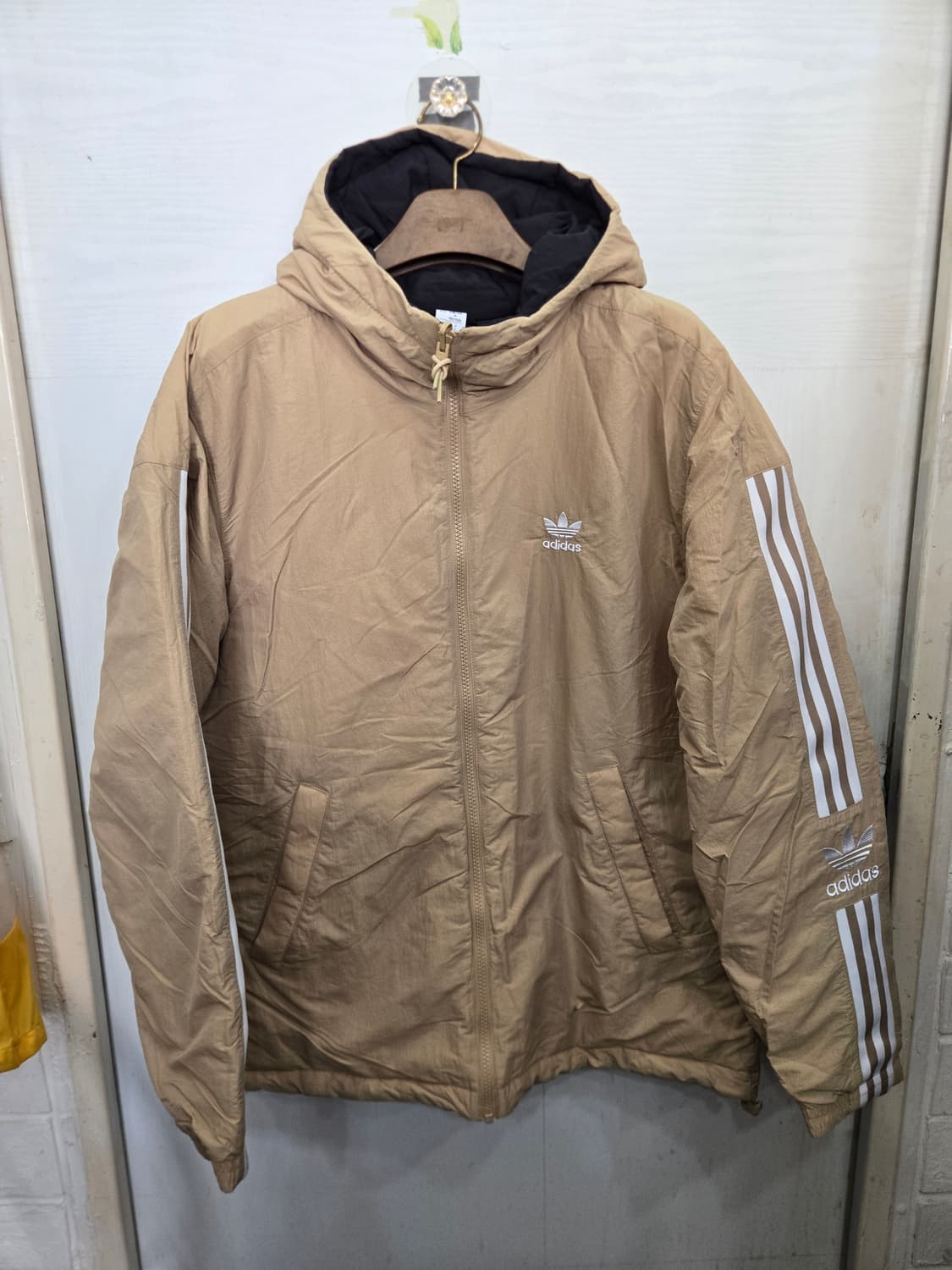 105,XL,US M사이즈)) adidas 아디다스 양면 두꺼운 점퍼! 상품이미지1
