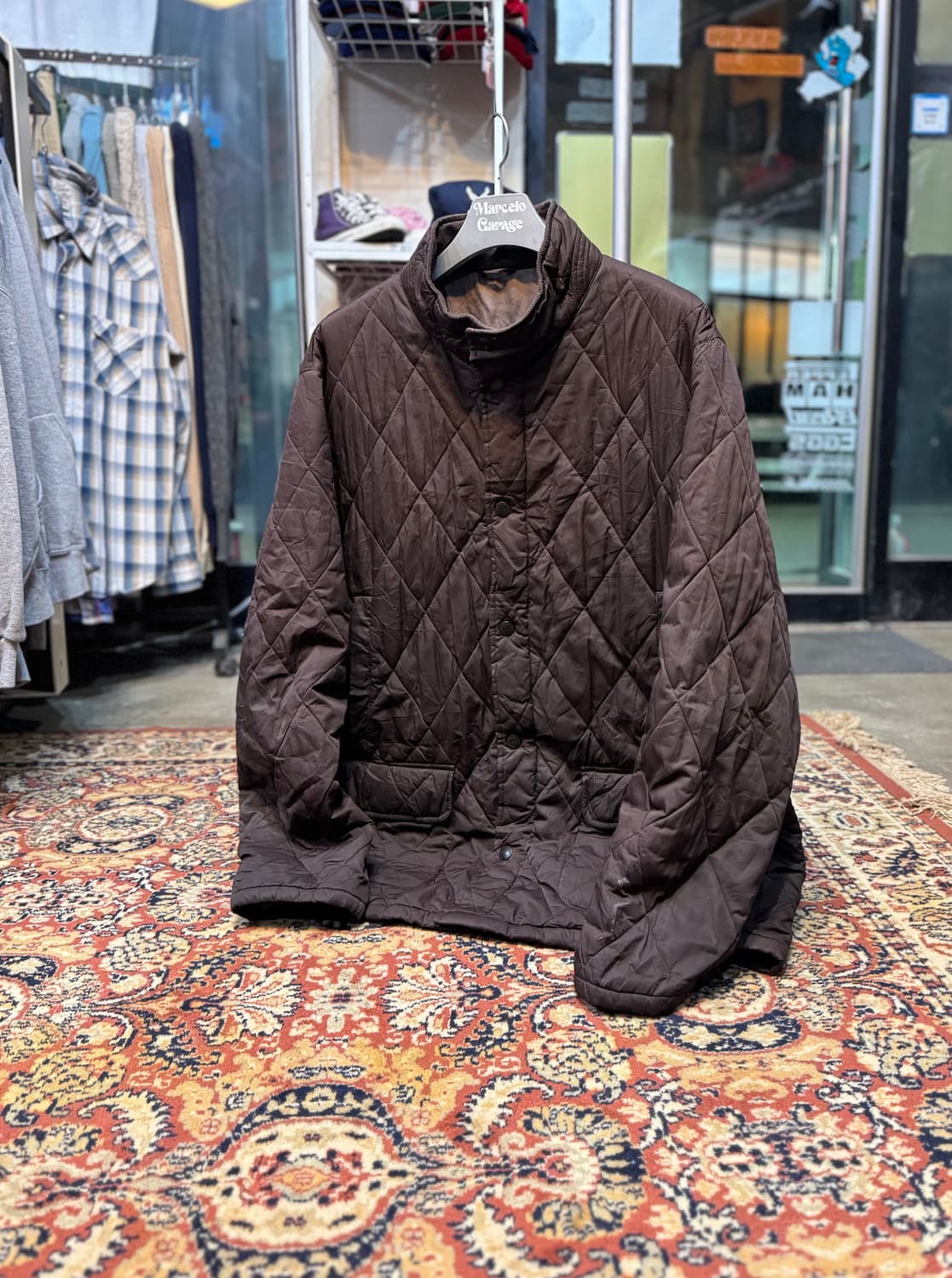 빈티지 바버 퀄팅 자켓 "XXL" (503) 상품이미지1