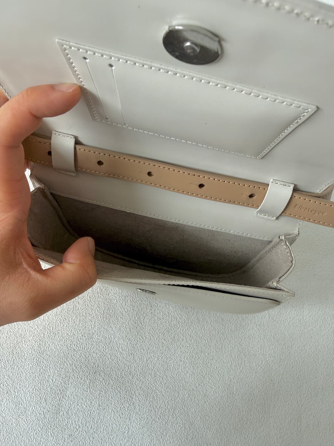 엘바테게브(ELBATEGEV) 레더 숄더 크로스백 상품이미지8