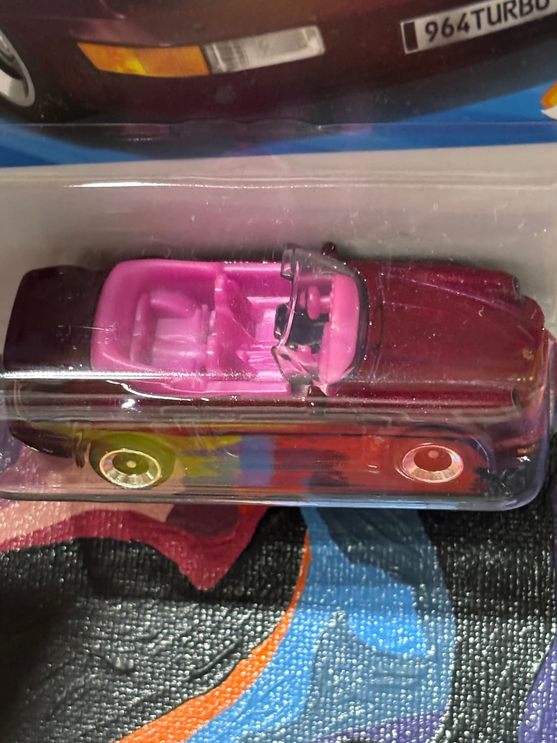 미개봉) 포르쉐 911 터보 카브리올레 다이캐스트 핫휠 인테리어 소품 상품이미지8