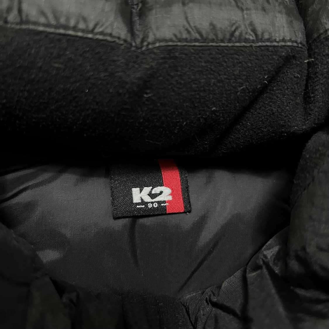 K2 아웃도어 남여공용 구스다운 경량패딩 점퍼 [블랙] S/90 상품이미지5