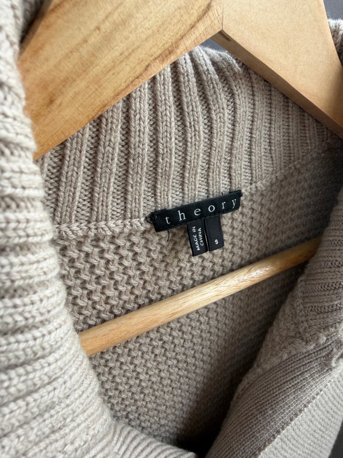 .S/ 띠어리 와플직조 울 니트 가디건 자켓 상품이미지5