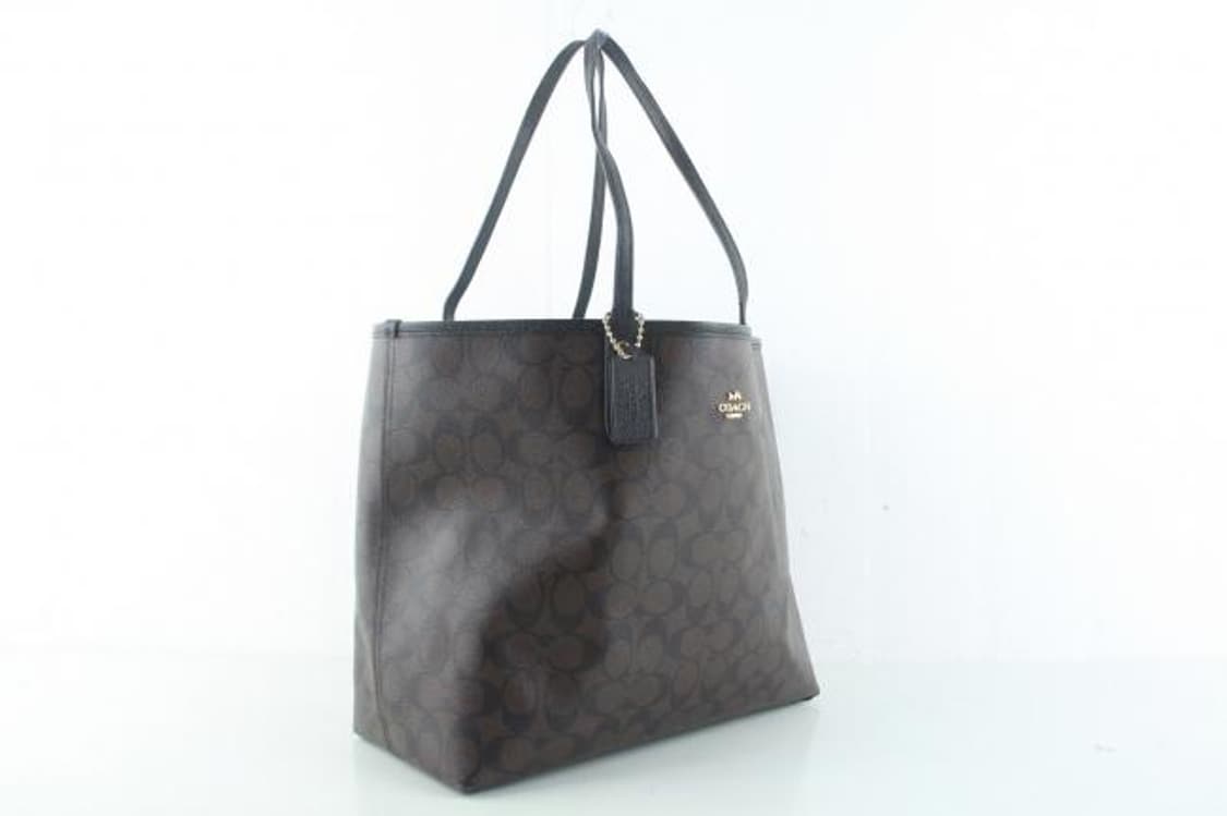 코치 시그니처 코팅 캔버스 빅 숄더백 상품이미지1