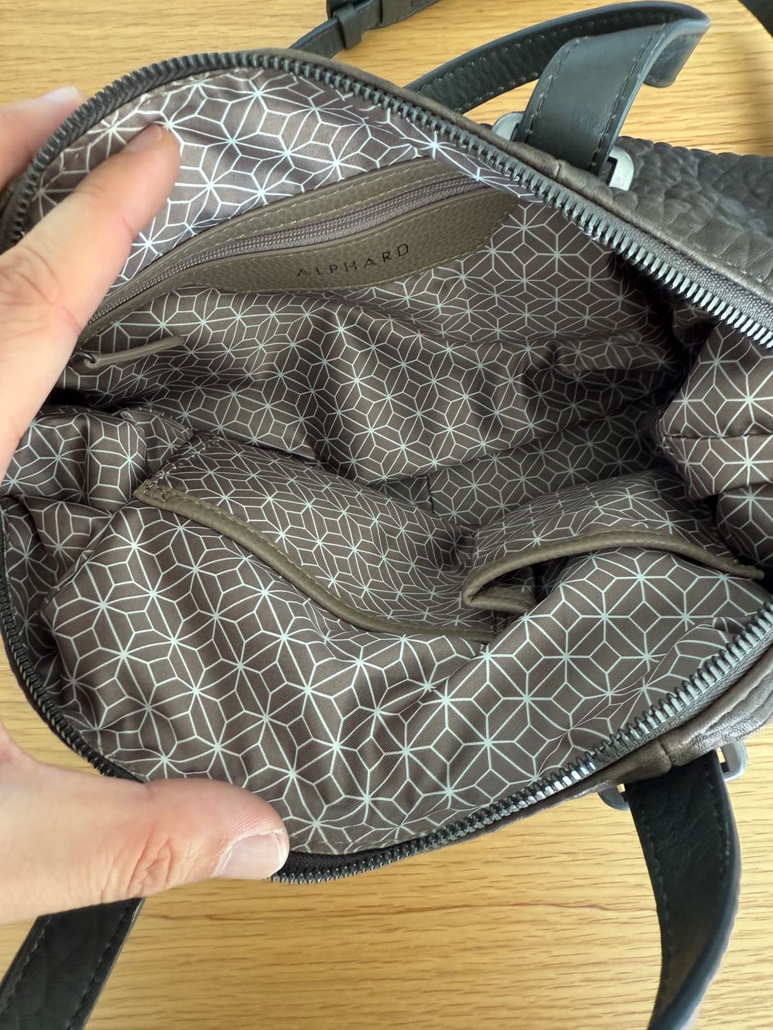 ALPHARD 레더 토트/크로스백 상품이미지8