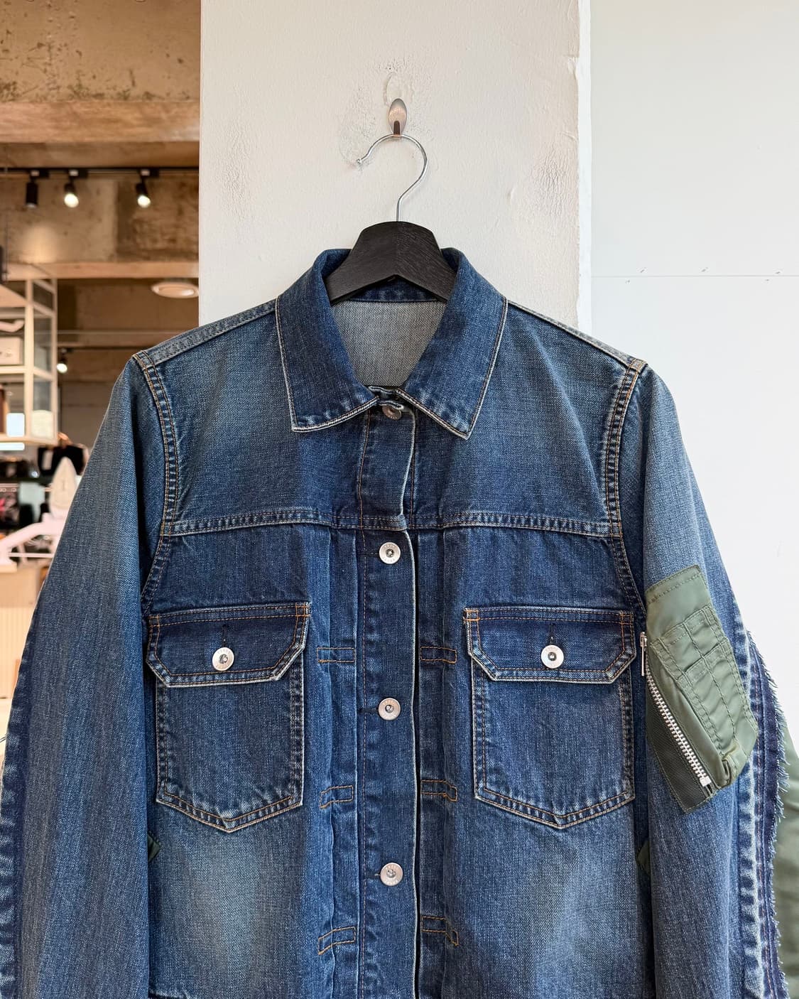 사카이 데님 나일론 트윌 자켓  상품이미지3