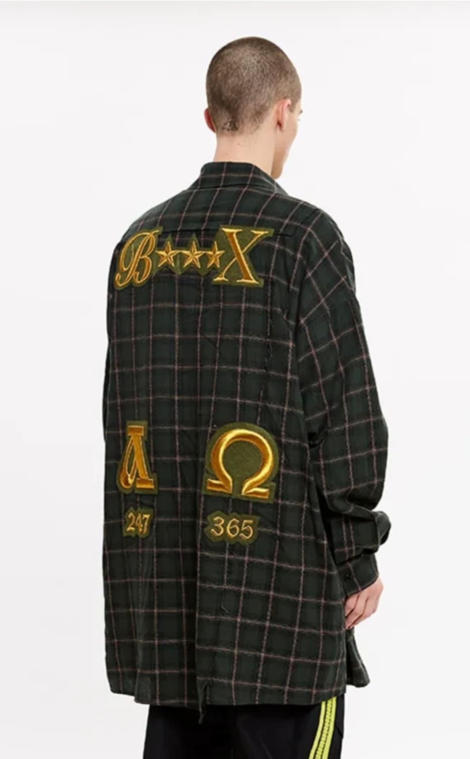 BLACX Yohanix 오버핏 체크 셔츠 상품이미지1