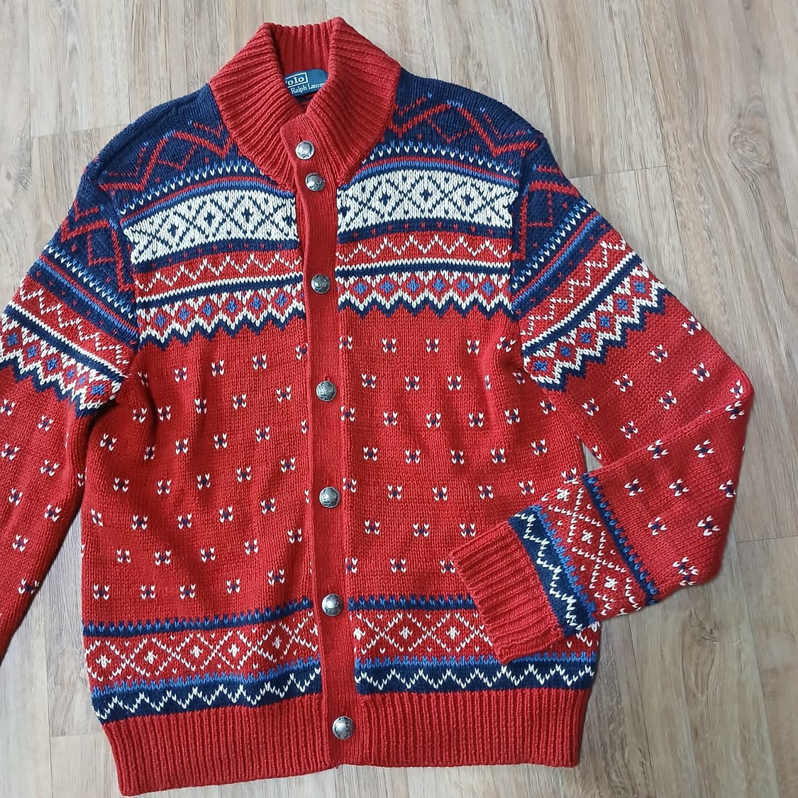 polo 폴로 랄프로렌 네이티브 콘초 버튼 니트 가디건 상품이미지4