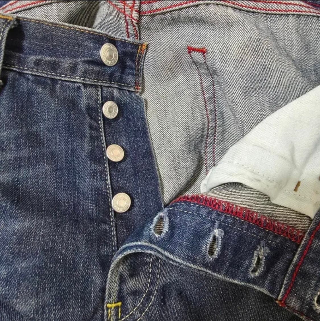 (34)리비이스 501 빈티지 데님 팬츠 상품이미지5