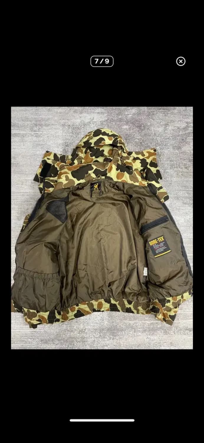 카모 브라우닝 덕헌트 고어택스 야상 자켓 상품이미지4
