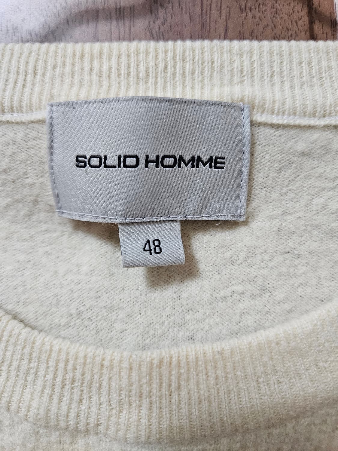 솔리드옴므 모/캐시미어 니트 48 상품이미지3