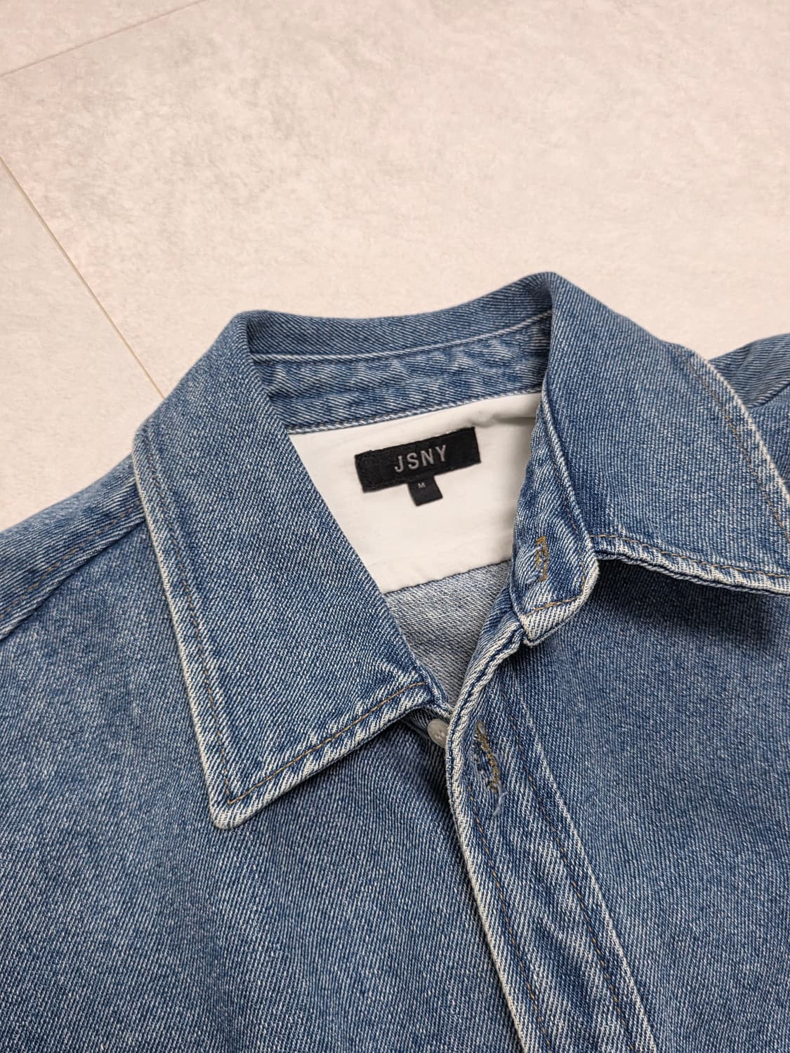 jsny 데님셔츠 (M, 100-105) 상품이미지3