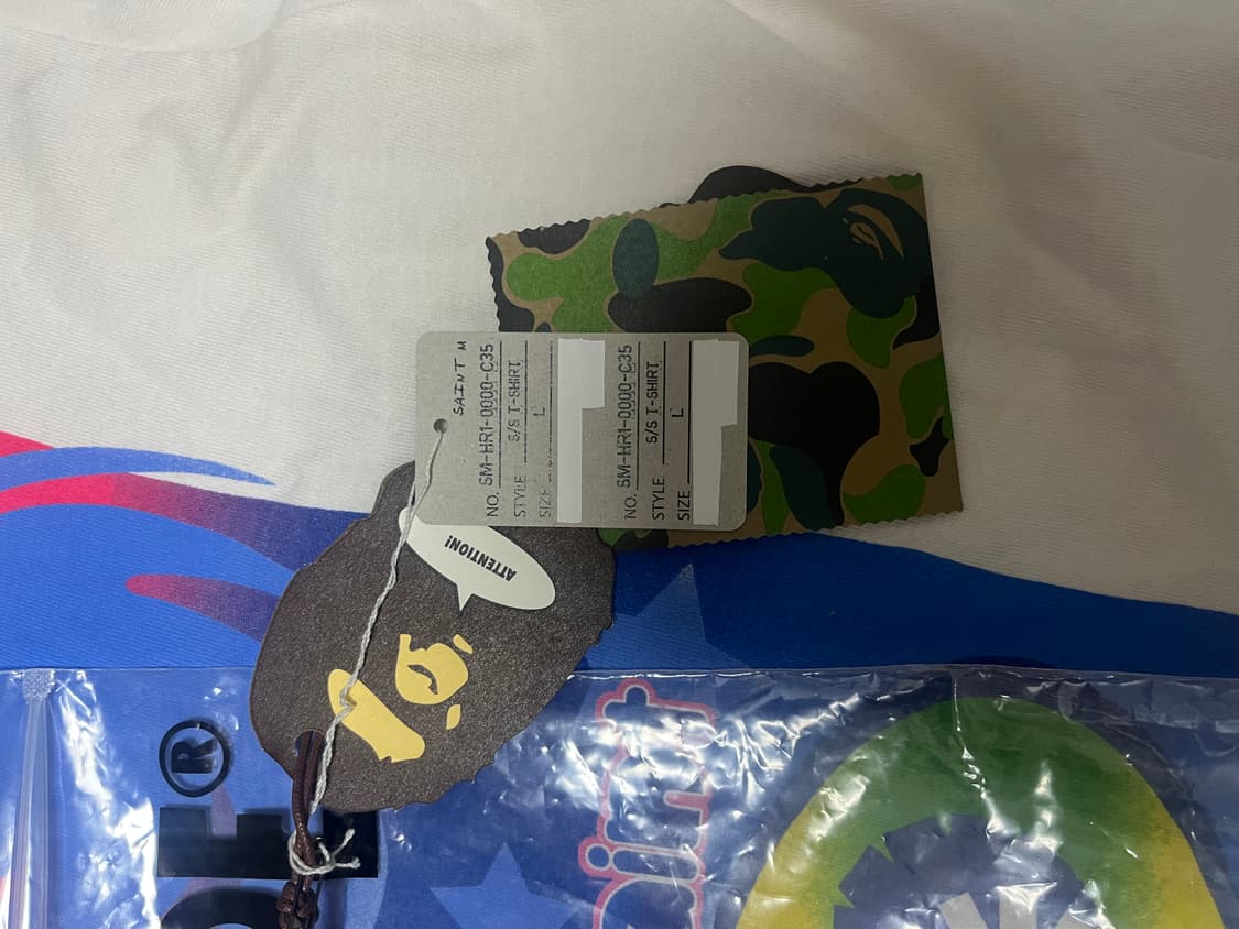 [L]25aw 세인트미카엘 베이프 반팔 화이트 상품이미지3