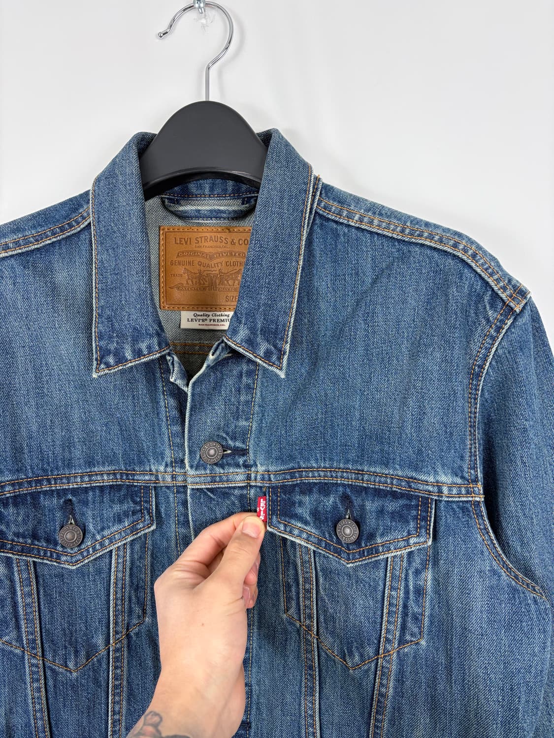 a116) 리바이스 빅E 청자켓 상품이미지3