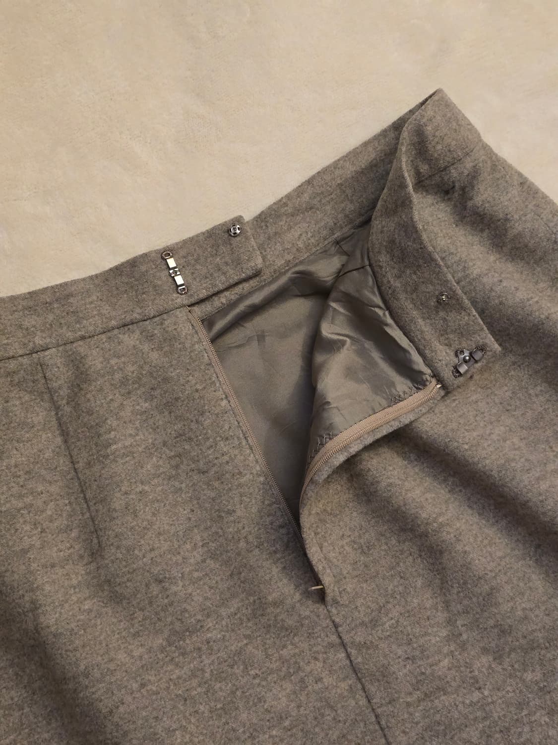 Chloé 끌로에 클래식 울 미디 스커트 44사이즈 상품이미지5