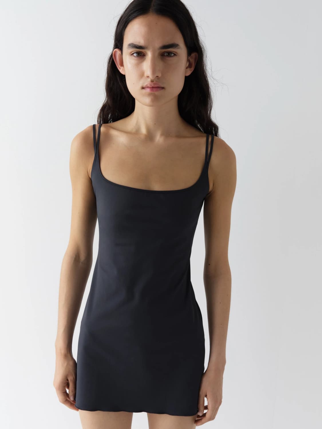 [S,M]기마구아스 Lula 미니 드레스/그레이 상품이미지3