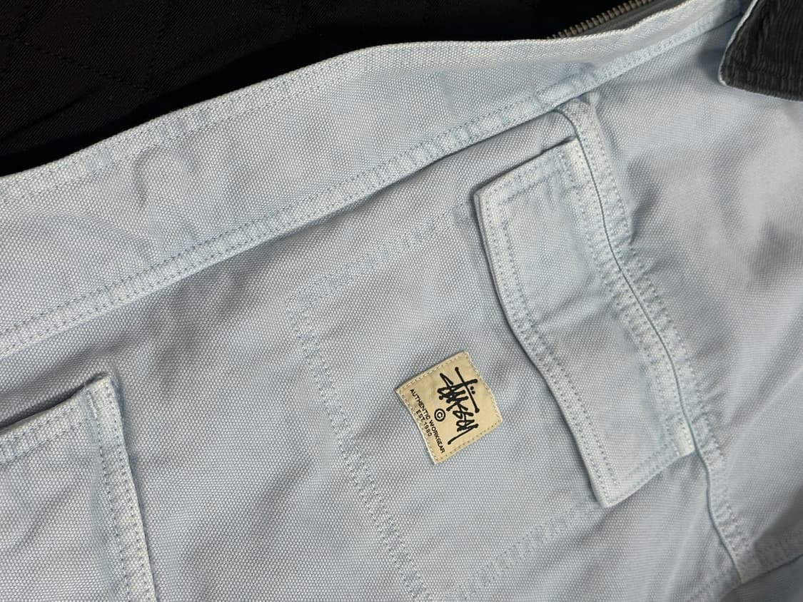 스투시 워시드 캔버스 자켓 라이트 블루 상품이미지4