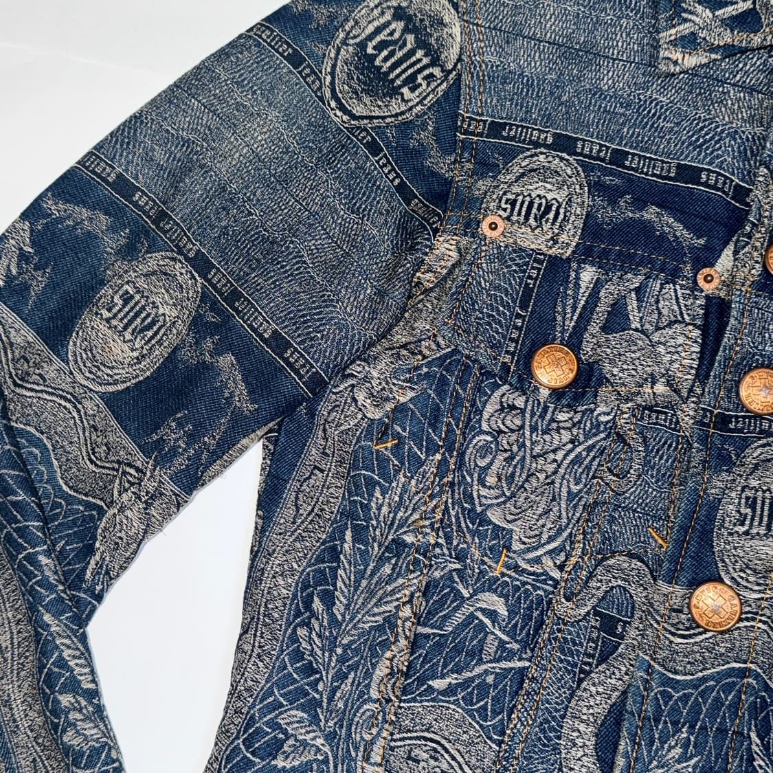 AW94 장폴고티에 아카이브 자카드 타투 트러커  상품이미지3