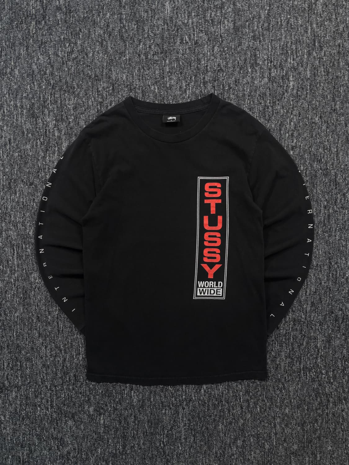 스투시 인터네셔널 블랙 롱슬리브 상품이미지4