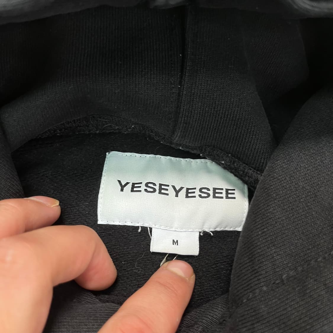 100 예스아이씨 빅로고 후드티 상품이미지4