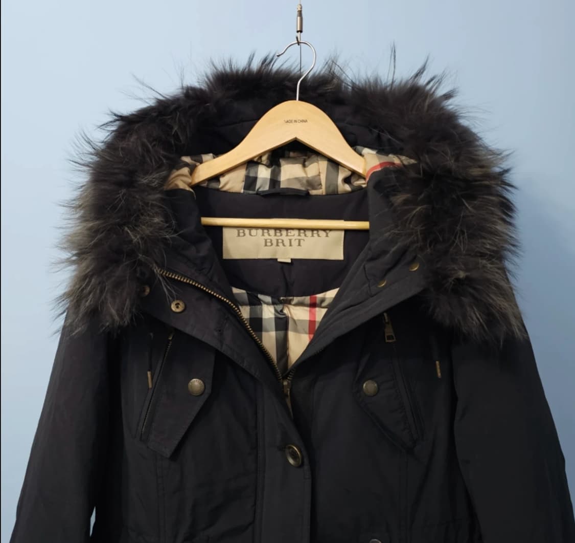 버버리 브릿 여성 패딩 코트 블랙 ~66 상품이미지1