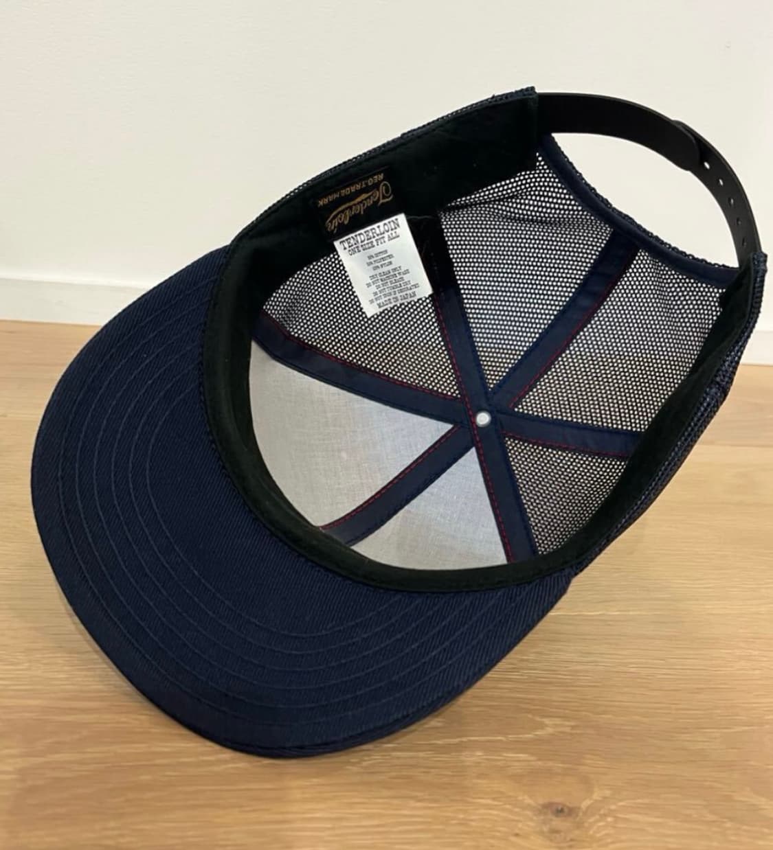 <신품급>TENDERLOIN텐더로인오리지널 본점 한정 트러커캡네이비 상품이미지5