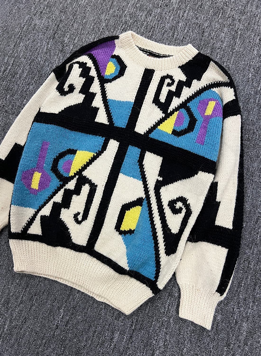 알파카 100% 빈티지 니트  상품이미지2