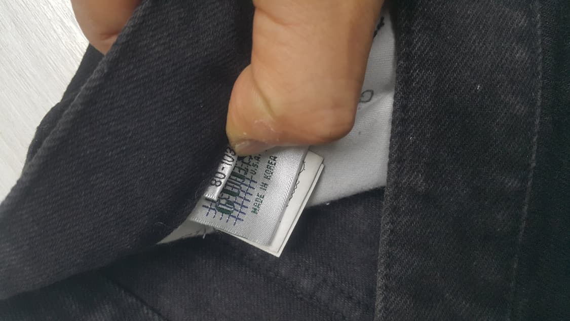 게스 블랙대님 30~31인치 64번 상품이미지5