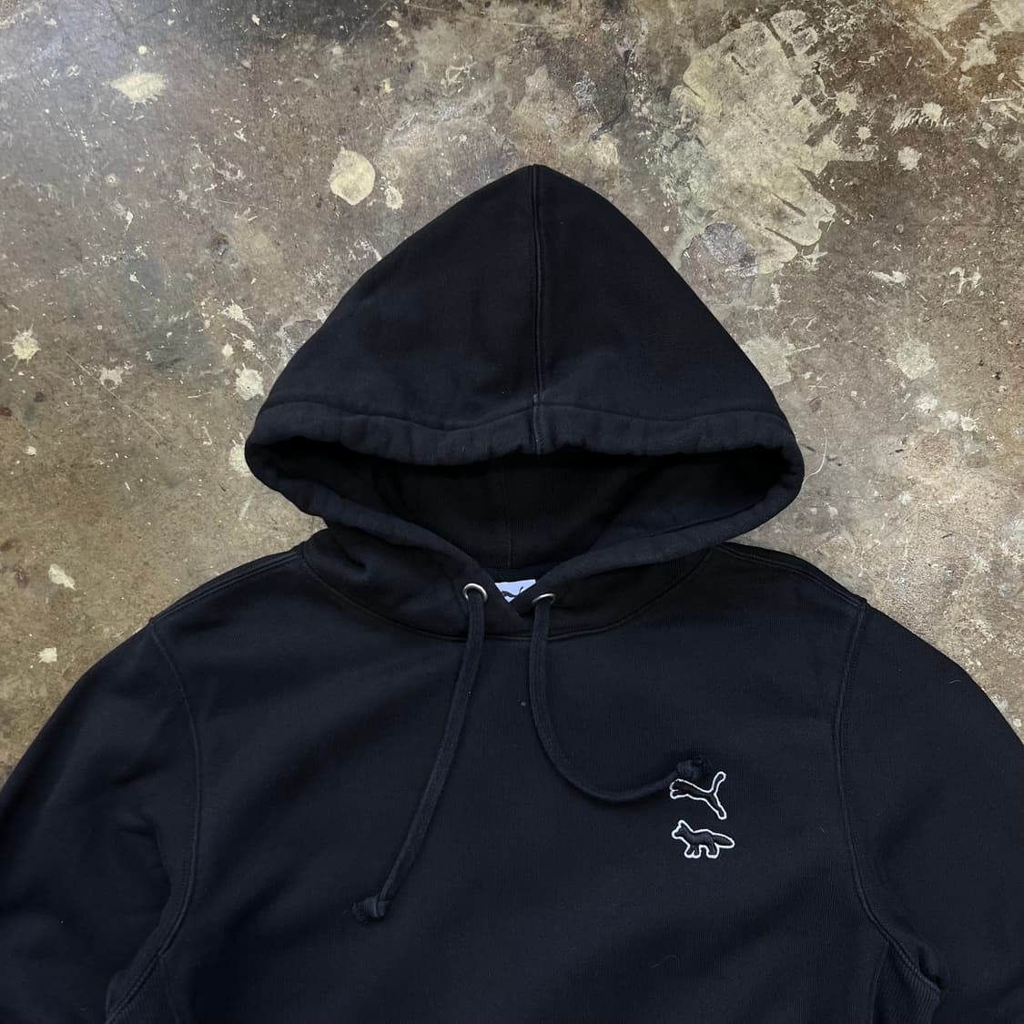 S) 메종키츠네 X 푸마 콜라보 후드티 후드티셔츠 남녀공용 상품이미지4