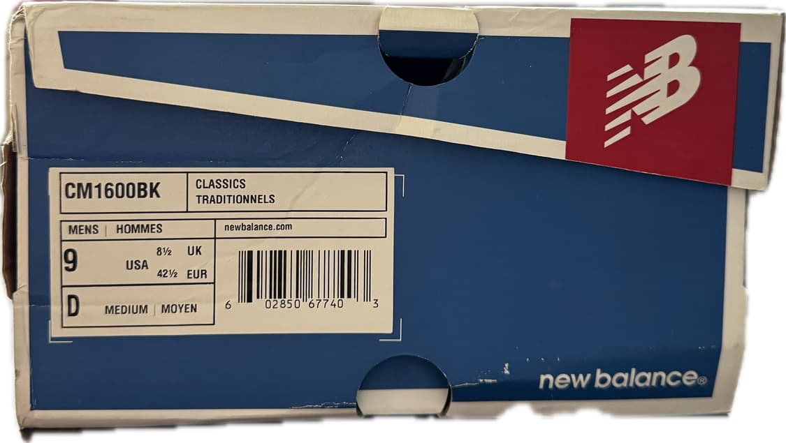 새제품 뉴발란스 cm1600bk 270 팝니다. 상품이미지1