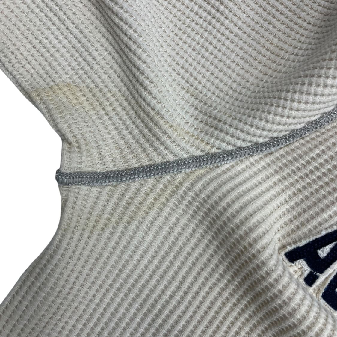 아베크롬비 네이비 패치로고 베이지 와플 롱슬리브 M 상품이미지7