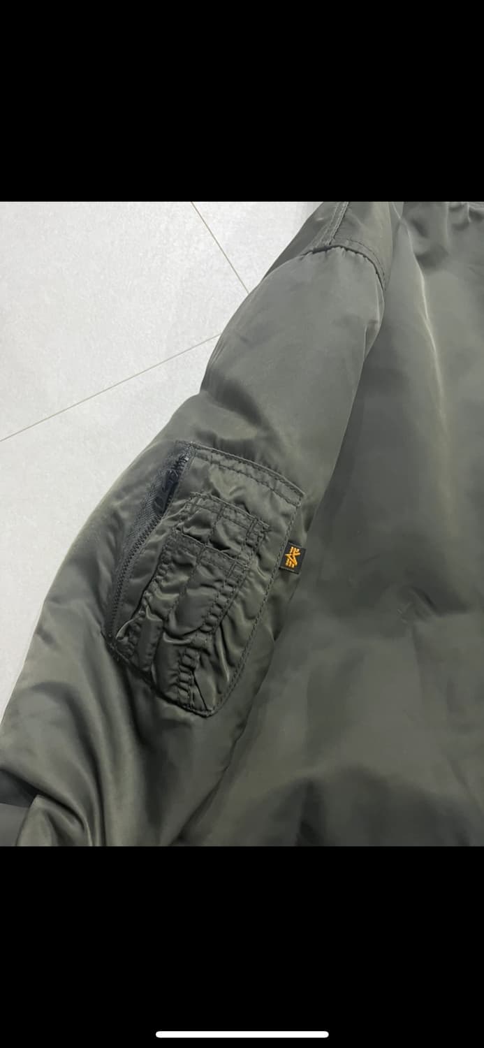 알파인더스트리 ma-1 블루종 봄버 자켓 일본  상품이미지3