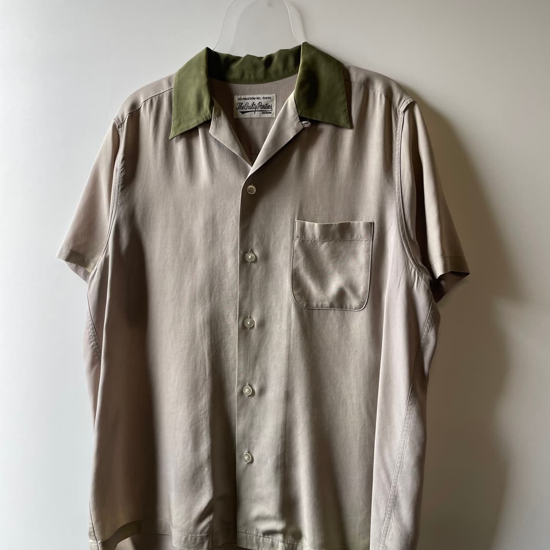 와코마리아 리오셀 오픈카라 마리아 반팔셔츠 상품이미지4