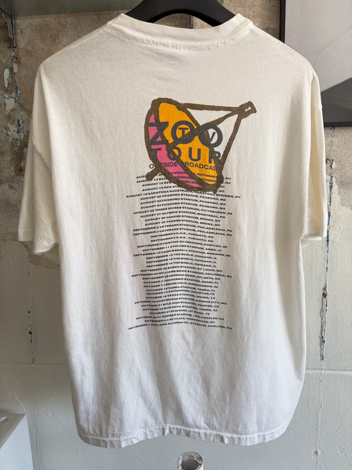 90s U2 투어 티셔츠 상품이미지4