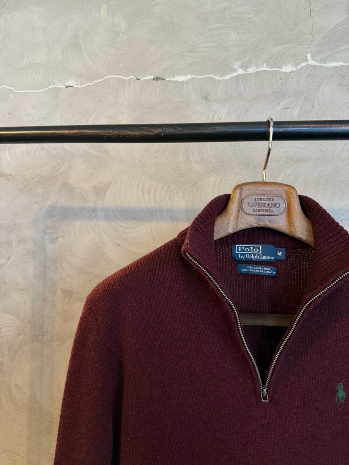 폴로 랄프로렌 짚업 니트 슬림100 상품이미지2