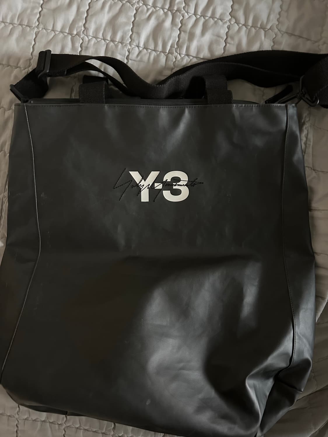 Y3 y-3 레더 토트백 빅백 상품이미지2