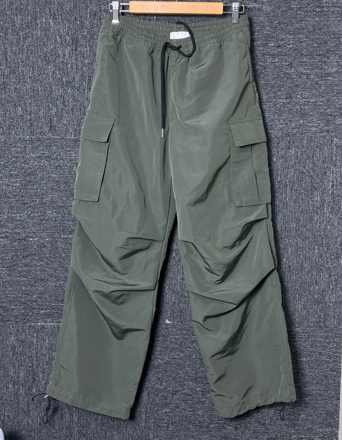 WAGEN 카키색 카고 조거 팬츠 M 상품이미지1