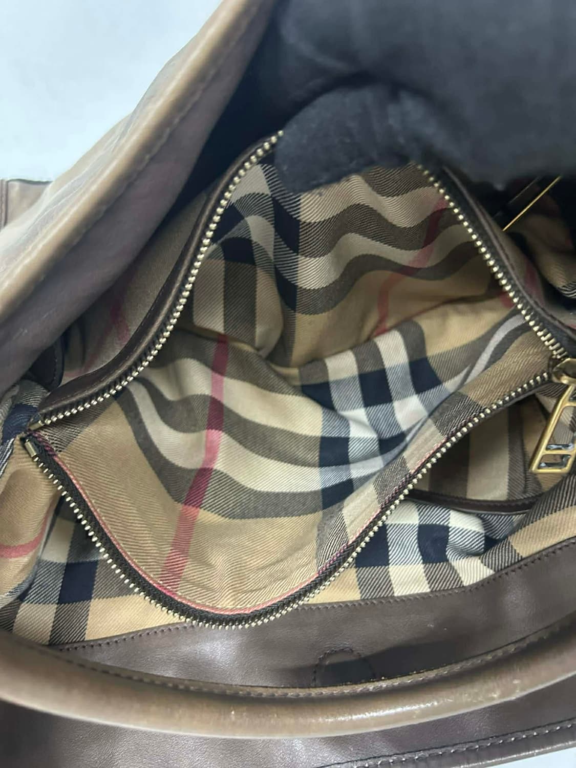 버버리 빈티지 레더 숄더백 토트백 상품이미지10