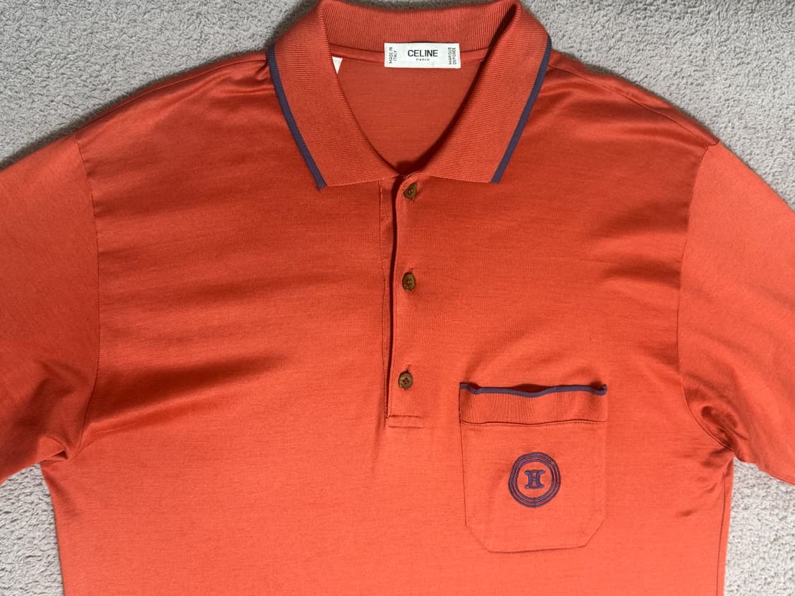 초희귀 / Celine 셀린느 트리옹프 폴로 카라티 M 상품이미지1