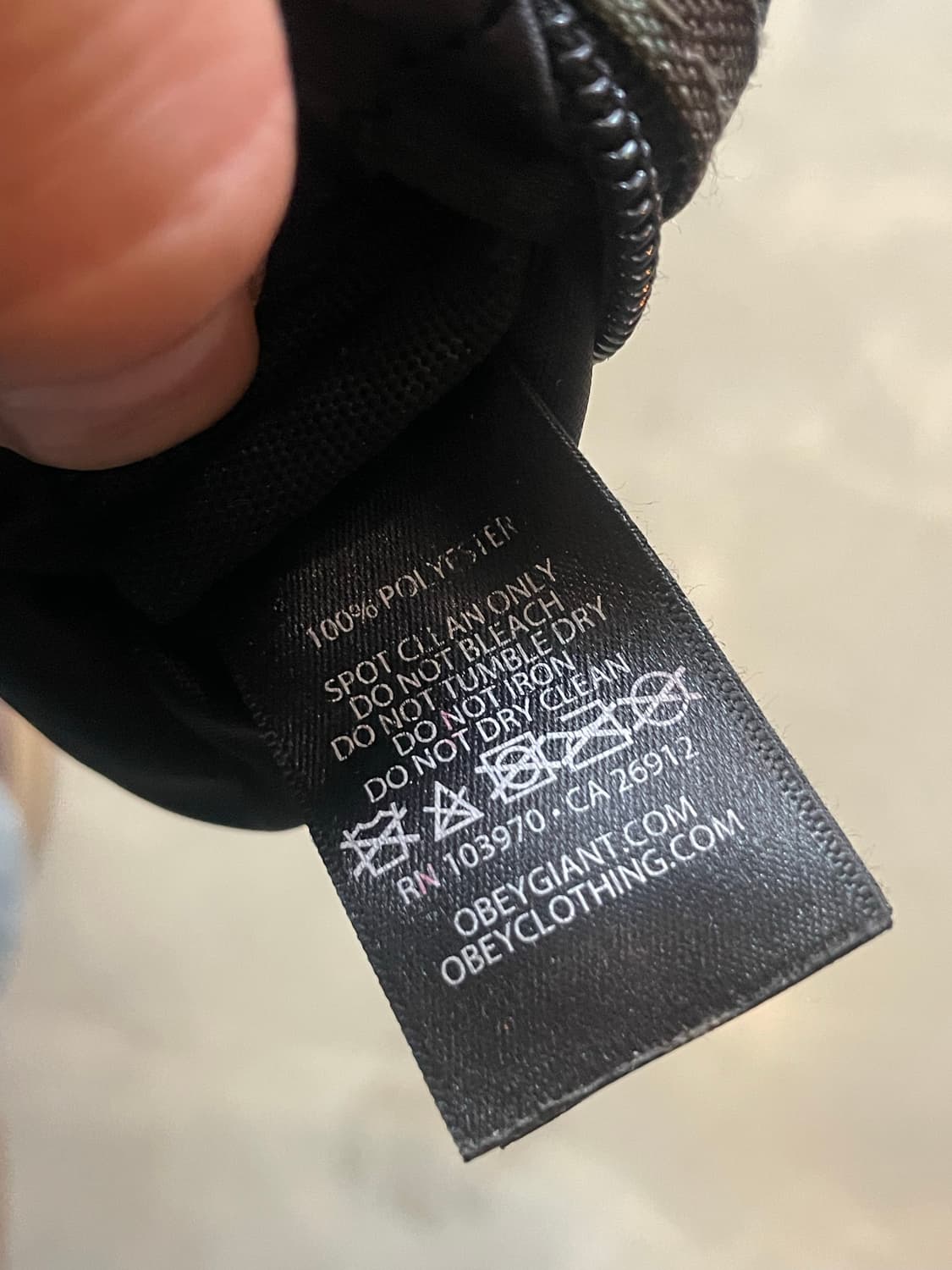 OBEY 카모 파우치 상품이미지4