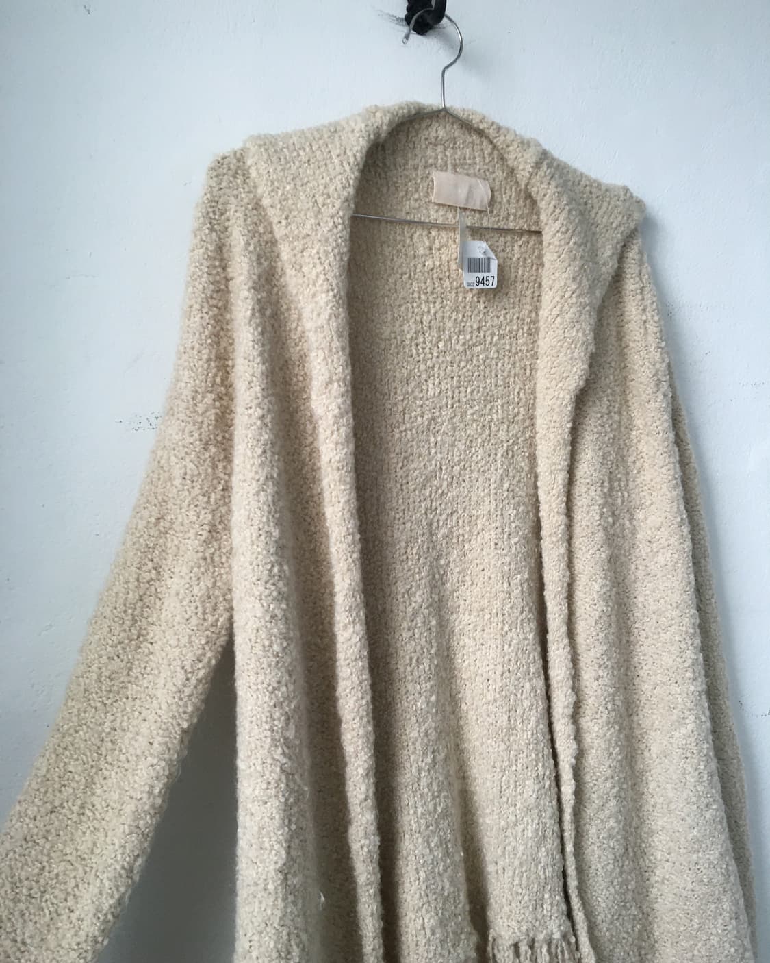 Fringe point open knit cardigan 상품이미지4