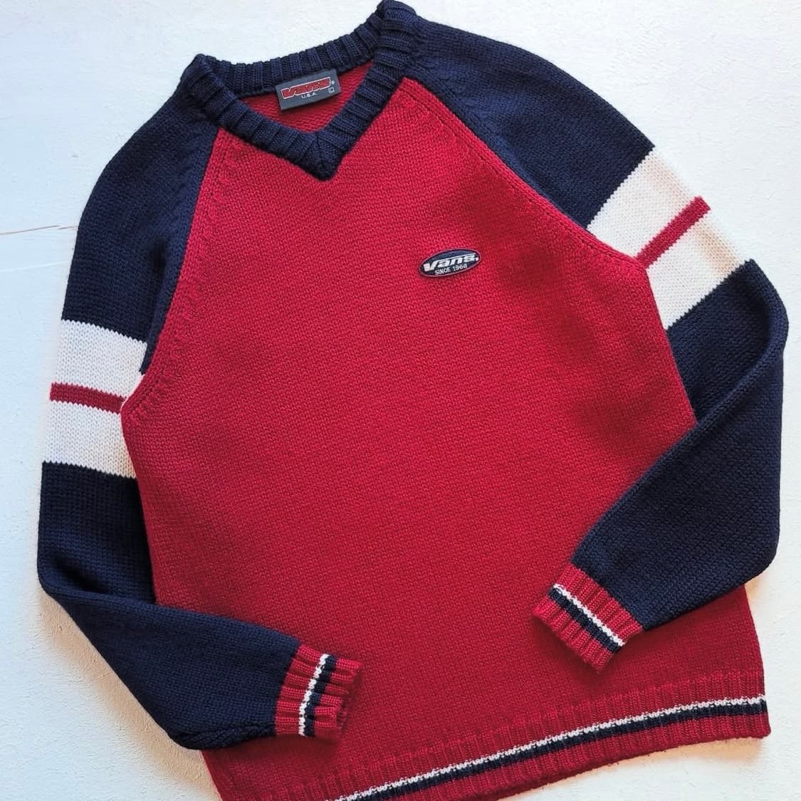 90‘s U.S.A 반스 스웨터 상품이미지2